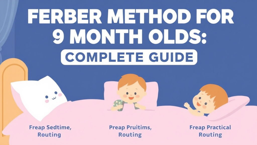 Step-by-step visual guide for implementing ferber Method for 9 Month Olds: Complete Guide