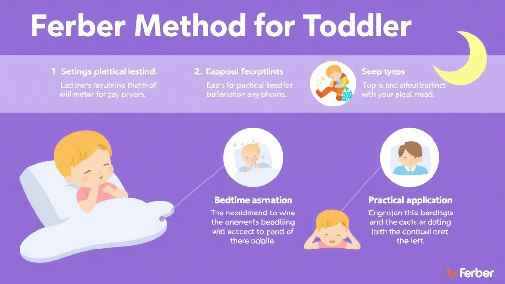 Process flow illustration for putting ferber Method for Toddlers: Complete Guide into action