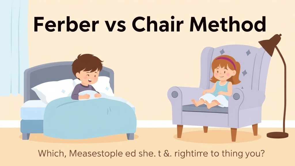 Visual overview of ferber Vs Chair Method: Which Method Is Right for You? with key concepts highlighted