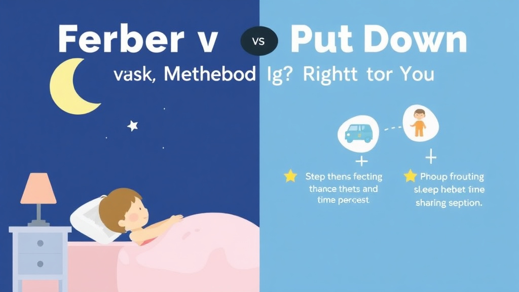 Action-oriented illustration showing how to apply ferber Vs Pick Up Put Down: Which Method Is Right for You?