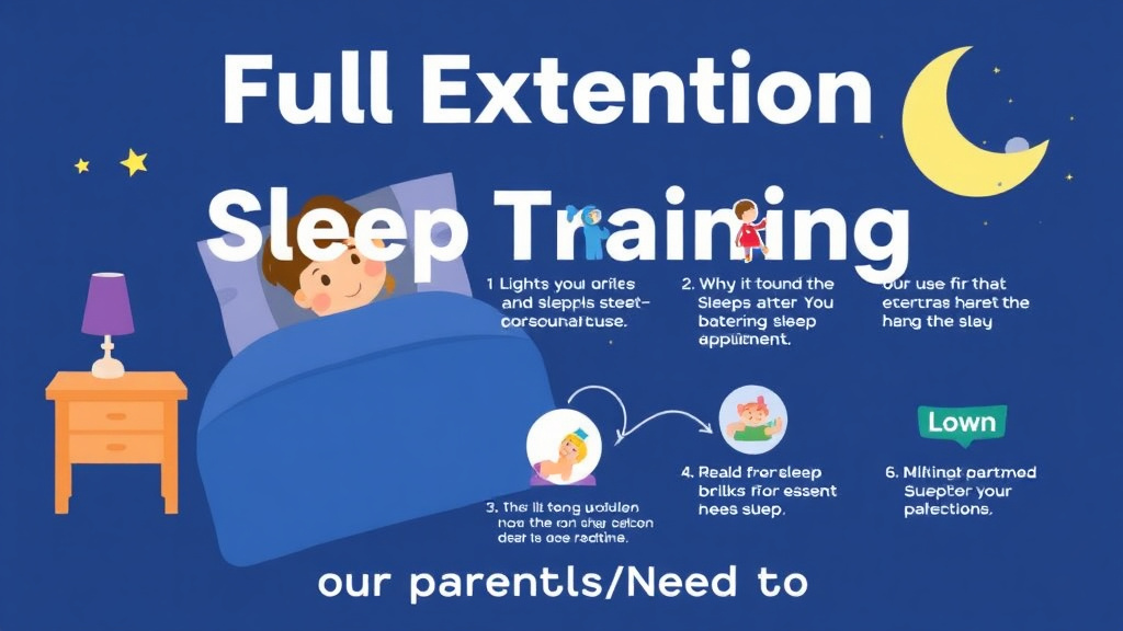 Practical checklist visual for full Extinction Sleep Training: What Parents Need to Know