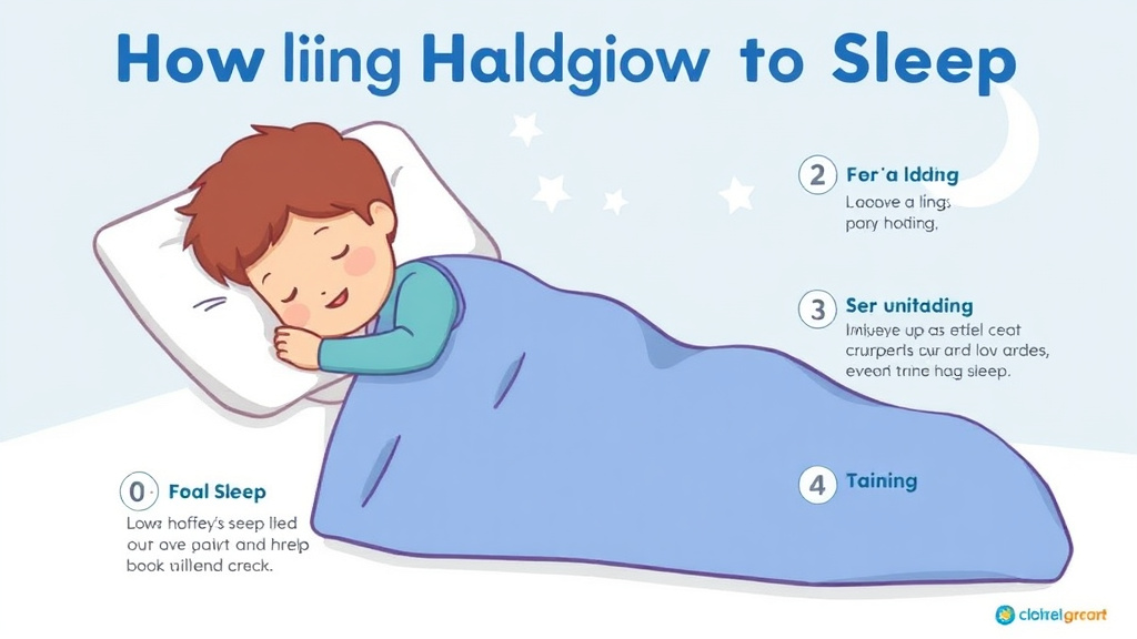 Visual guide for practical steps in holding to sleep how to stop