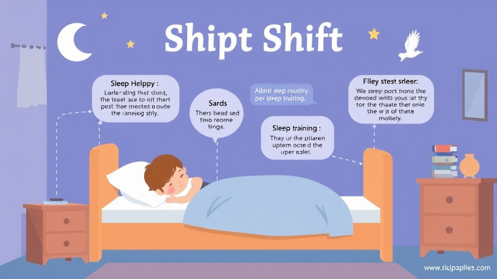 Step-by-step visual guide for implementing night Shift Parent Sleep Training