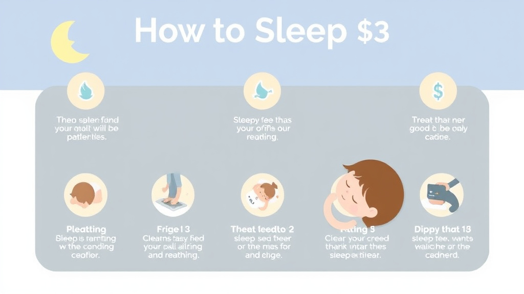 Visual guide for practical steps in patting to sleep how to stop