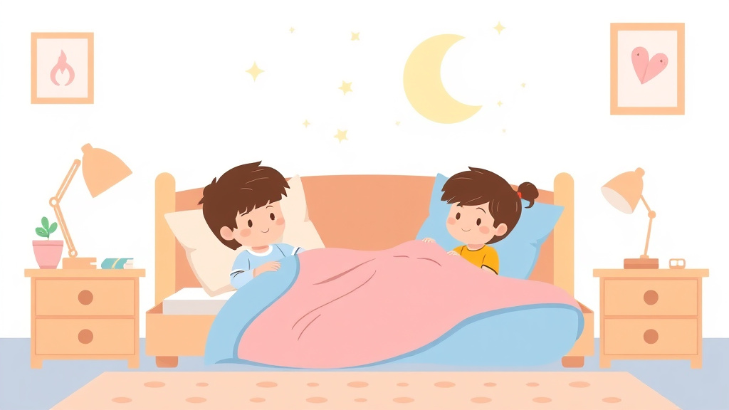 Illustration showing key concepts related to pediatrician recommended sleep training