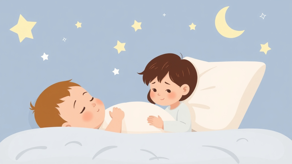 Illustration showing key concepts related to self soothing skills for babies