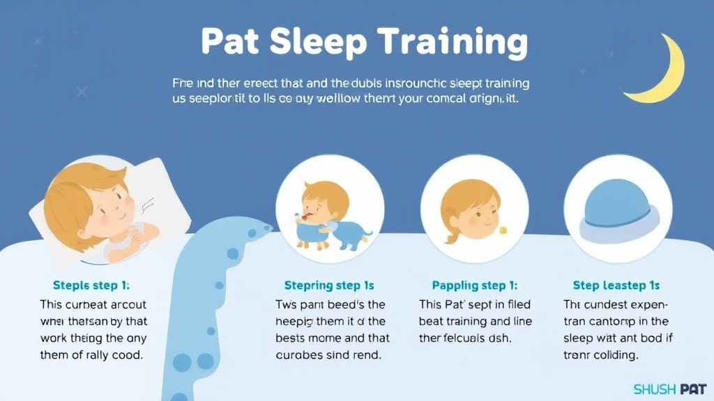 Real-world application diagram for shush Pat Sleep Training Method: Step-by-Step Guide