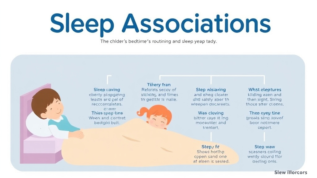 Visual guide for practical steps in sleep associations explained