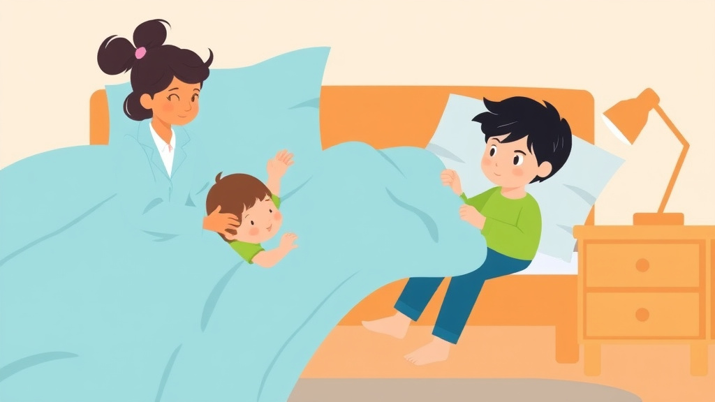 Illustration showing key concepts related to sleep consultant vs diy sleep training