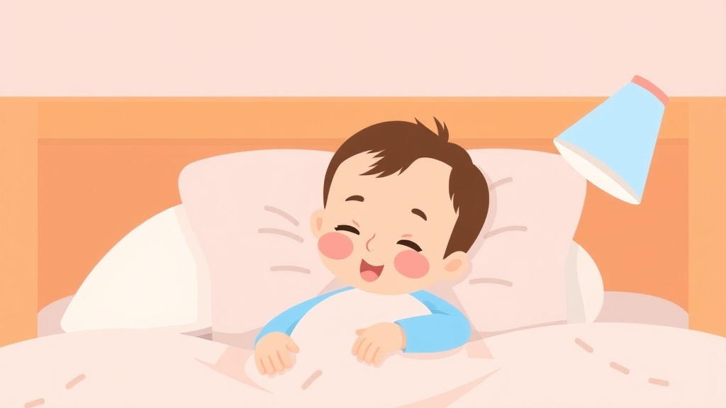 Illustration showing key concepts related to sleep training a 12 month old: what works best