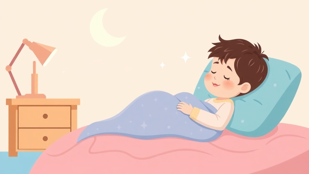 A professional illustration depicting sleep Training a 16 Month Old: What Works Best
