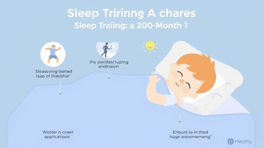 Action-oriented illustration showing how to apply sleep Training a 20 Month Old: What Works Best