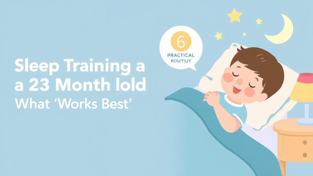 Implementation roadmap for sleep Training a 23 Month Old: What Works Best with actionable steps