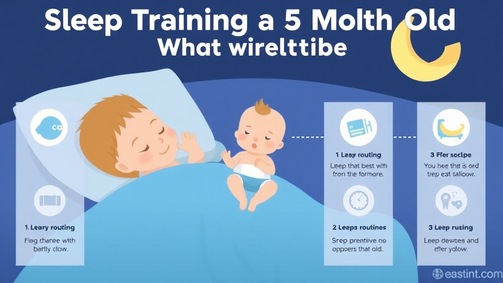 Hands-on guide visualization for sleep Training a 5 Month Old: What Works Best