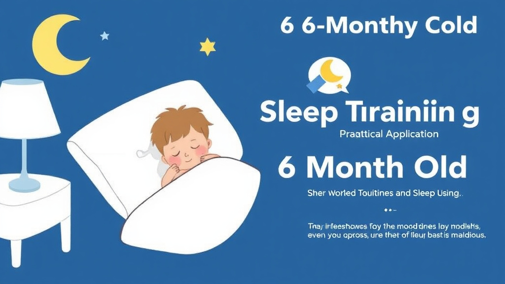 Process flow illustration for putting sleep Training a 6 Month Old: What Works Best into action