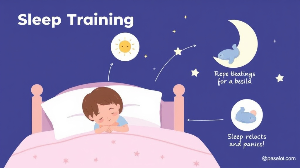 Step-by-step visual guide for implementing sleep Training And Attachment