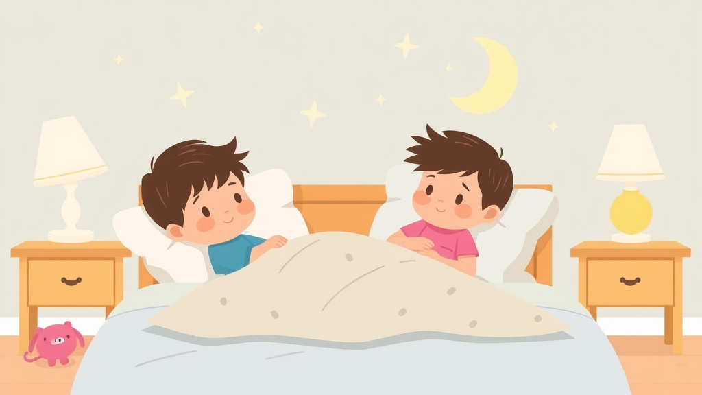 Illustration breaking down the fundamentals of sleep Training and Bedtime Fears in Toddlers
