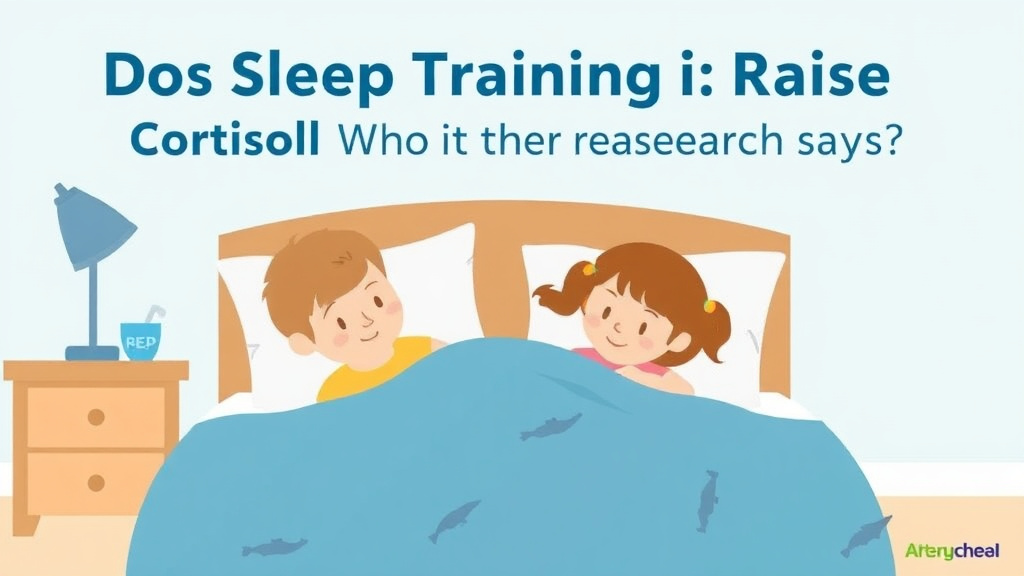 Visual guide for practical steps in does sleep training raise cortisol? what the research says