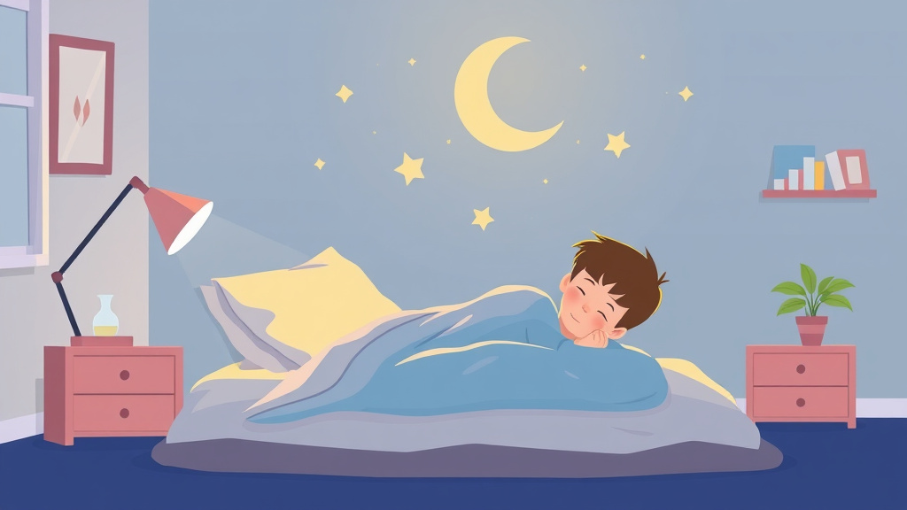 Clear illustration of activity and Exercise to Support Sleep Training with supporting details