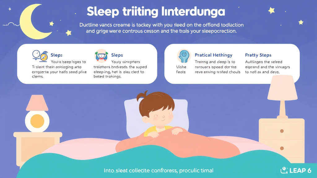 Practical checklist visual for sleep Training During Leap 6
