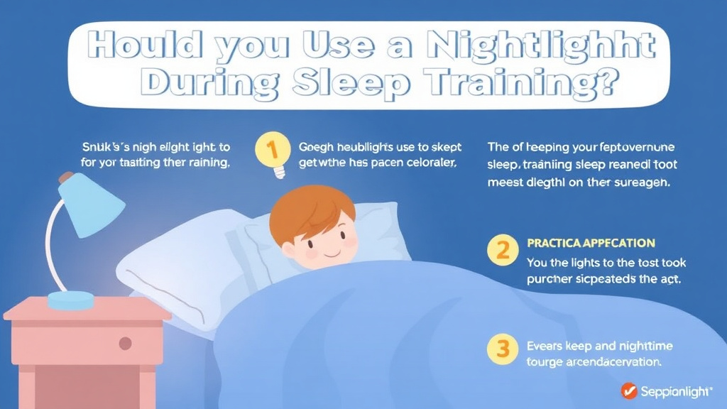 Process flow illustration for putting should You Use a Nightlight During Sleep Training? into action