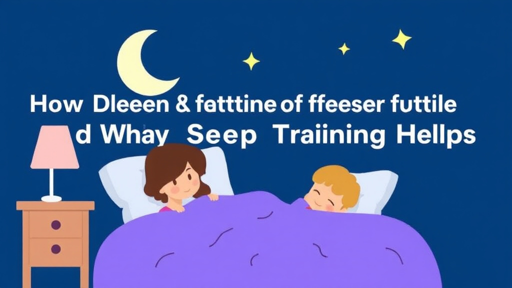 Visual guide for practical steps in how sleep deprivation affects parents and why sleep training helps