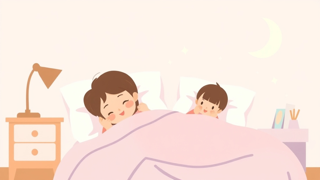 Illustration showing key concepts related to sleep training and postpartum anxiety