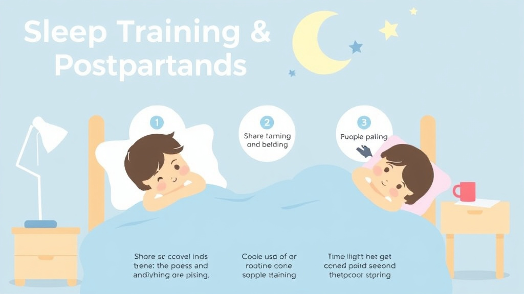Visual guide for practical steps in sleep training and postpartum depression