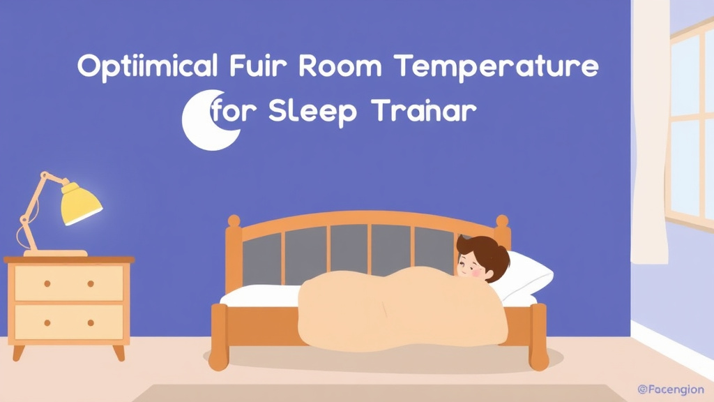 Visual guide for practical steps in optimal room temperature for sleep training