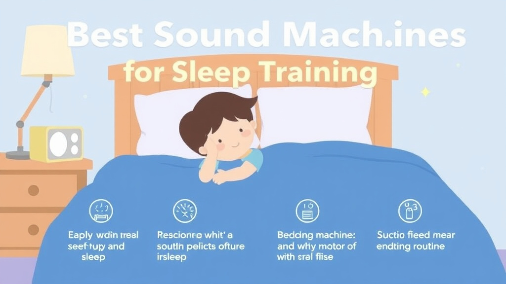 Visual guide for practical steps in best sound machines for sleep training