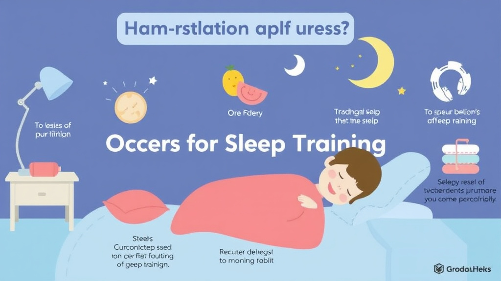 Visual guide for practical steps in best transitional objects for sleep training