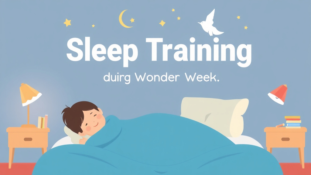 Clear illustration of sleep Training During Wonder Weeks with supporting details