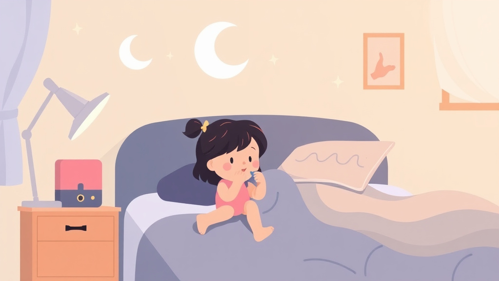 Illustration showing key concepts related to sleep training around work travel