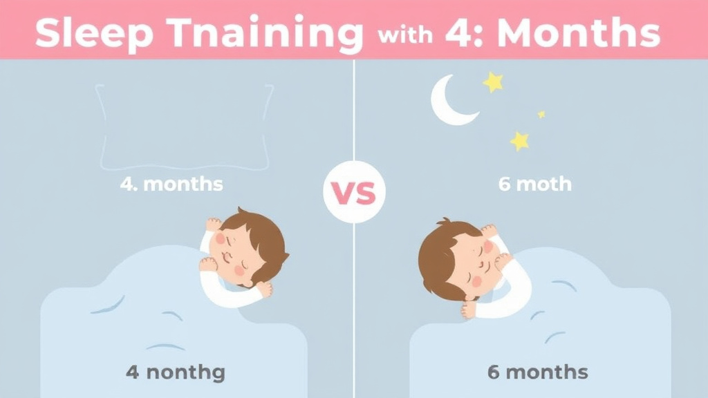 Visual guide for practical steps in sleep training at 4 months vs 6 months: which is better?