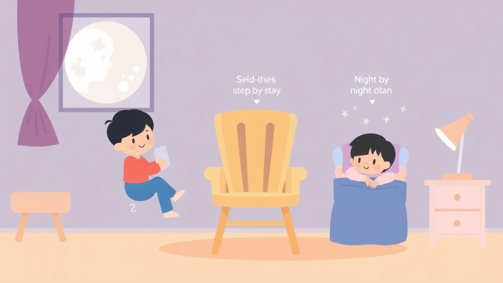 A professional illustration depicting chair Method Step by Step: Night by Night Plan