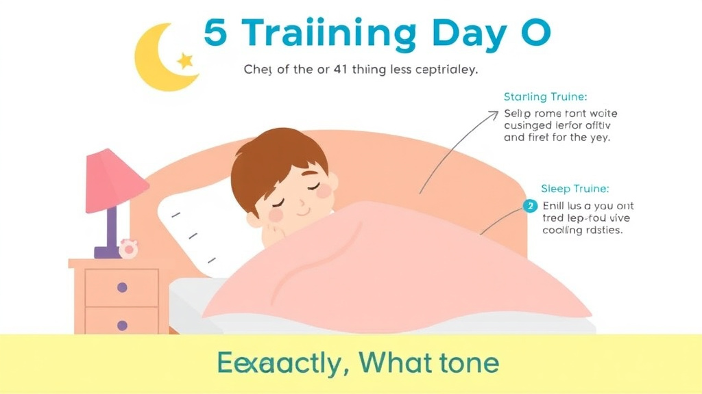 Practical checklist visual for sleep Training Day One: Exactly What to Do