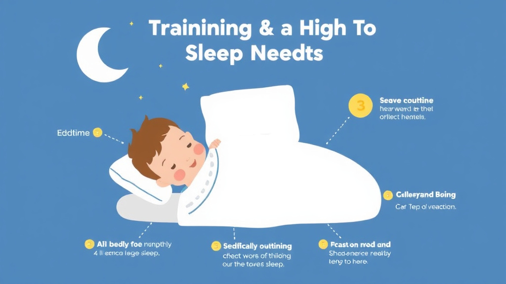 Visual guide for practical steps in sleep training a high sleep needs baby