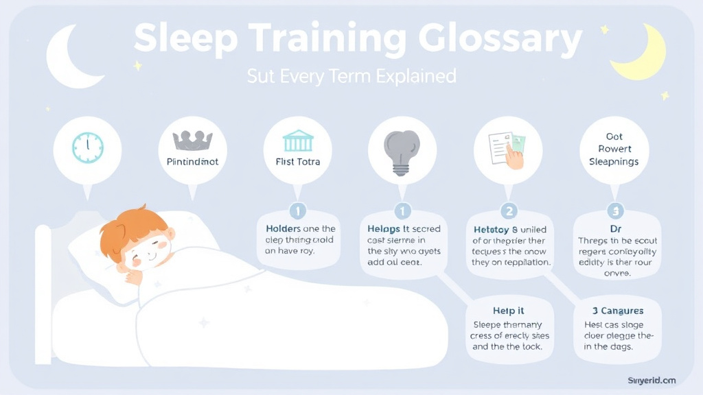 Hands-on guide visualization for sleep Training Glossary: Every Term Explained