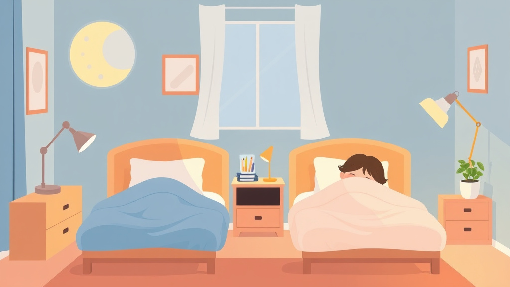 Visual overview of sleep Training In A Shared Room with key concepts highlighted