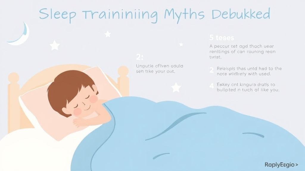 Practical workflow diagram for sleep Training Myths Debunked