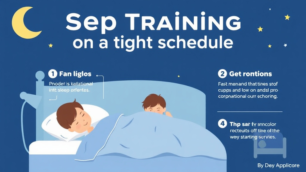 Real-world application diagram for sleep Training On A Tight Schedule