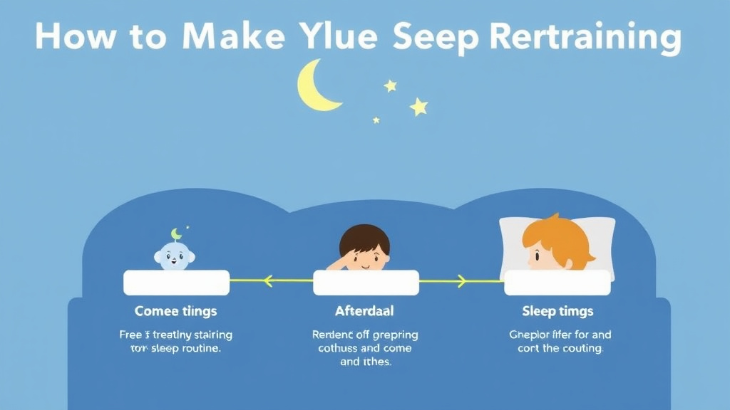 Visual guide for practical steps in how to make sleep training regression-proof