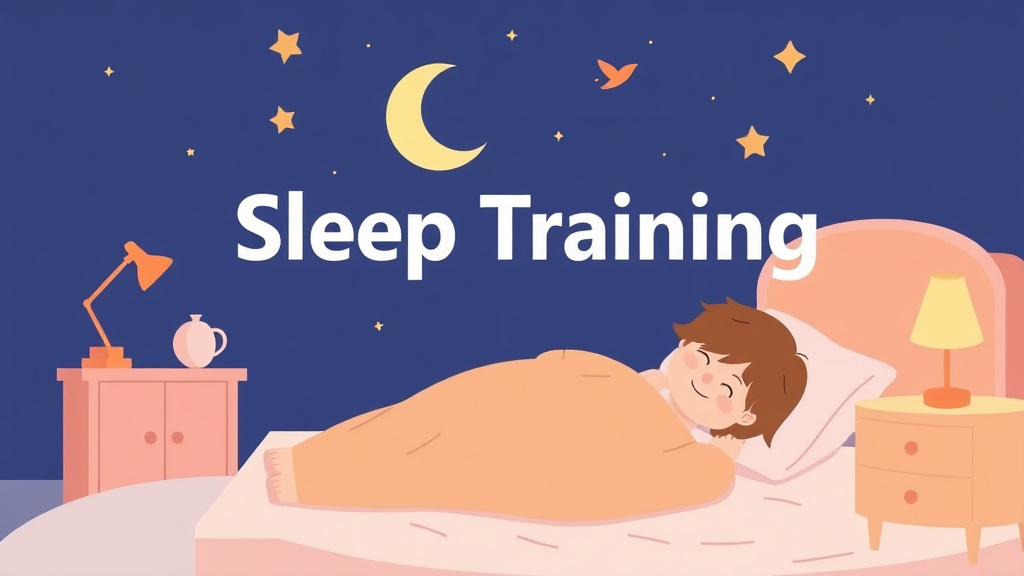Clear illustration of sleep Training Research Summary with supporting details
