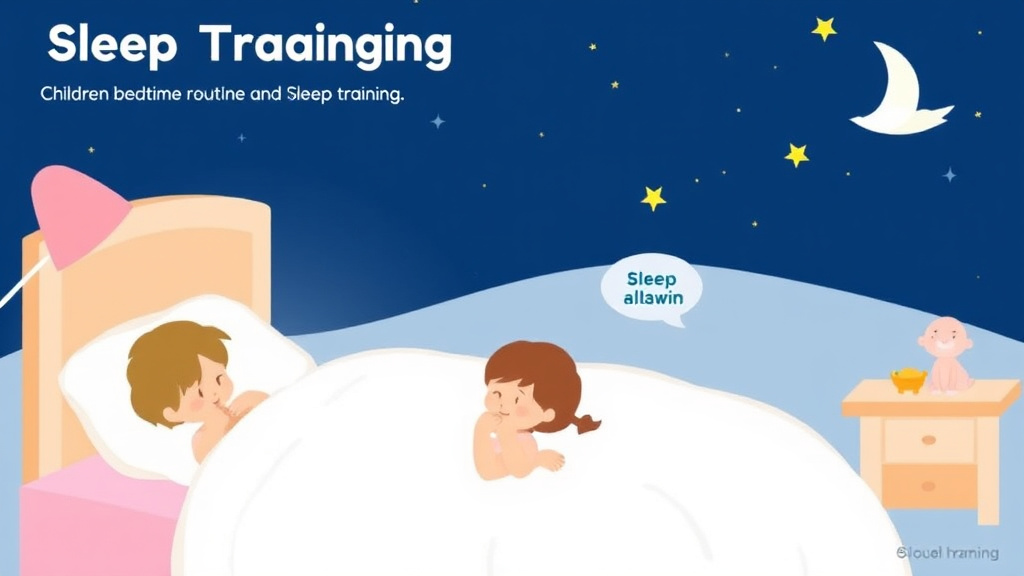Action-oriented illustration showing how to apply sleep Training Research Summary