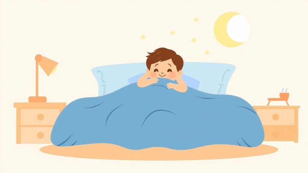A professional illustration depicting sleep Training a Spirited Baby: Strategies That Work