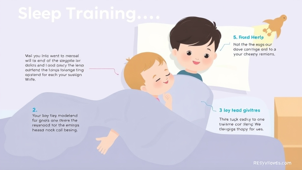 Visual guide for practical steps in sleep training a stubborn baby: strategies that work