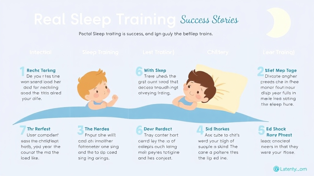 Real-world application diagram for real Sleep Training Success Stories from Parents