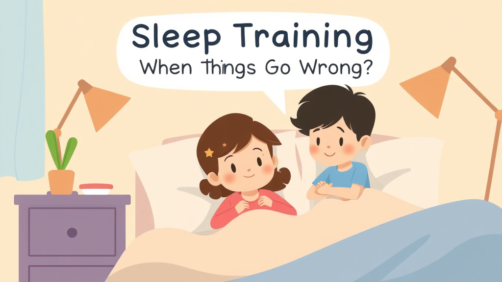 Visual overview of sleep Training Troubleshooting: When Things Go Wrong with key concepts highlighted