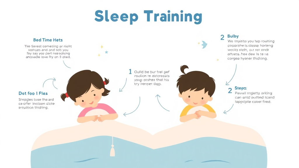 Practical checklist visual for sleep Training Twins