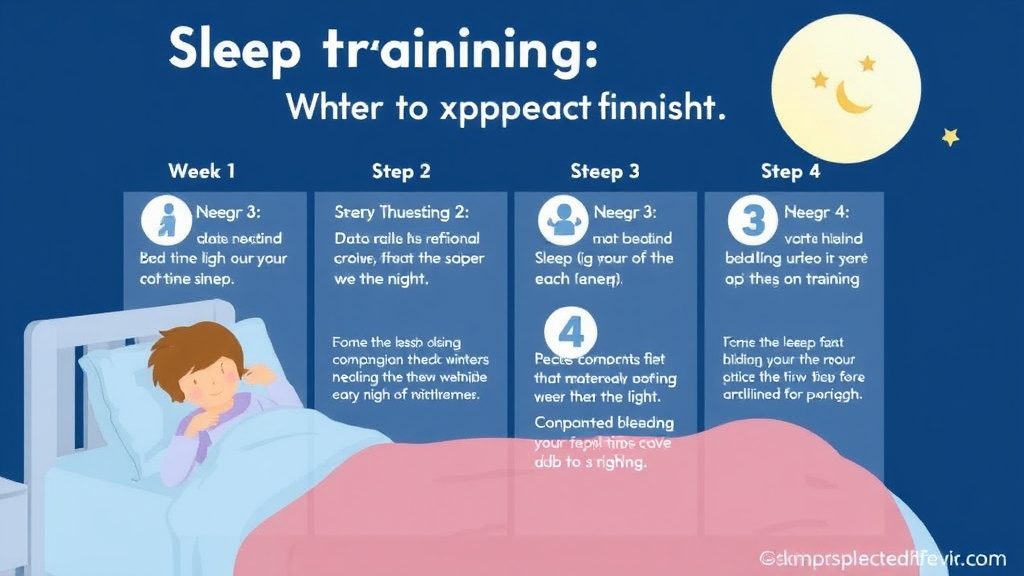Process flow illustration for putting sleep Training Week One: What to Expect Each Night into action
